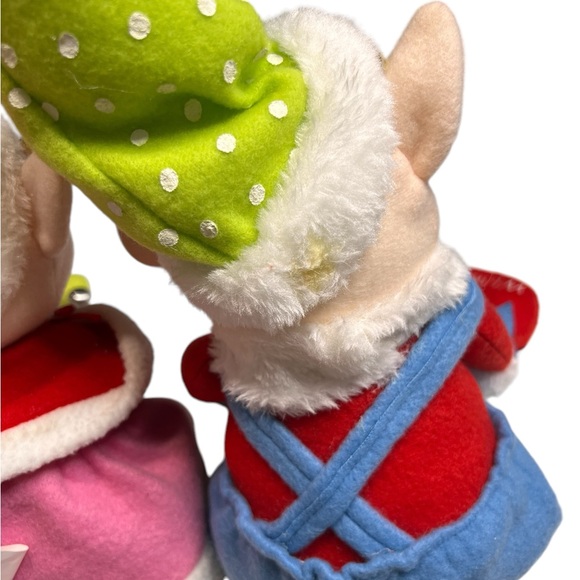 Adorable set of Christmas Boy & girl Elf Shelf Sitters with jingle bells 2011 - Picture 5 of 11